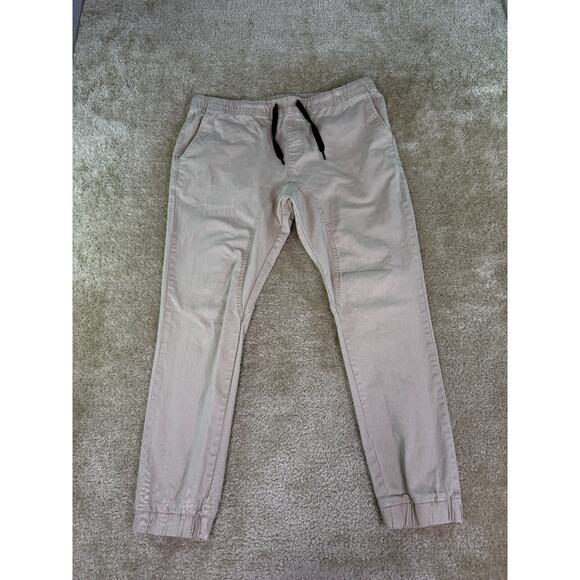 Southpole Jogger Mens 2xl Tan Khaki Flex The Movement Pants Drawstring D883 - Picture 1 of 12